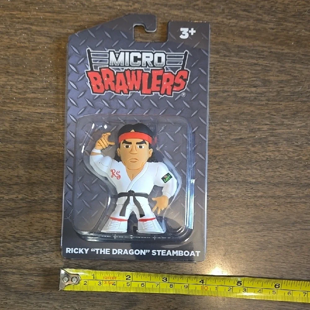Micro Brawlers Ricky 'The Dragon' Steamboat Figure, New - Picture 6 of 6